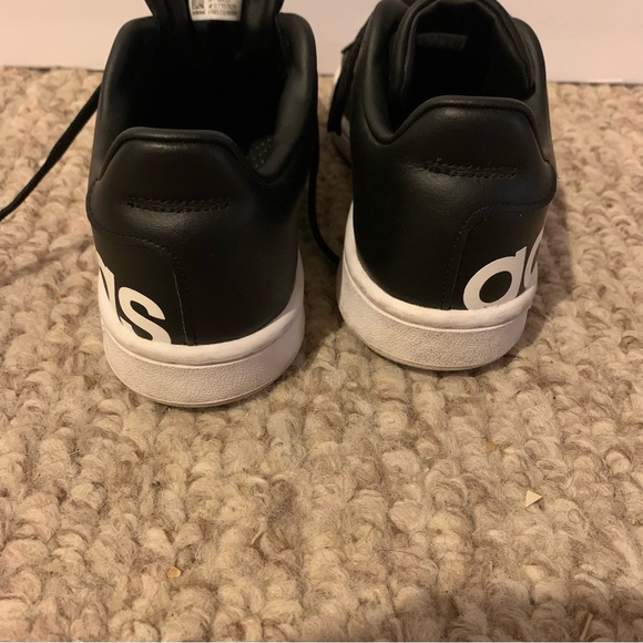 Adidas Black Athletic Shoes with White Soles main image 8